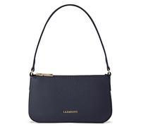 Lazarotti Bologna - Borsa a tracolla da donna in vera pelle, 27 cm, blu navy
