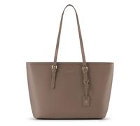 Lazarotti Bologna Leather Borsa shopper Pelle 35 cm grigio
