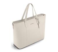 Lazarotti Bologna Leather City Shopper Creme White