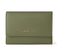Lazarotti Bologna Portafoglio XL in pelle con scomparto con zip 14 cm oliva