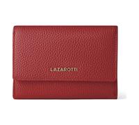 Lazarotti Bologna Portafoglio XL in pelle con scomparto con zip 14 cm rosso