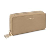 Lazarotti Bologna Leather Portafoglio Protezione RFID Pelle 20 cm beige
