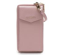 Lazarotti Bologna Portafoglio in pelle con zip Custodia per cellulare in pelle 19 cm rosa
