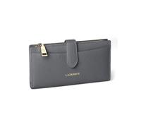 Lazarotti Bologna Leather Portafoglio Vera Pelle 20 cm grigio