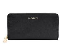 Lazarotti Zip Around Wallet With 16 Card Slots Black