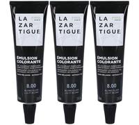 Lazartigue Emulsion Colorante 8.00 Blond Clair Light Blond 3x60 ml