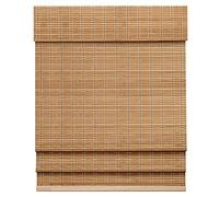 LazBlinds Tende romane in bambù senza fili, trattamento per finestre con filtraggio della luce, tende avvolgibili in bambù per finestre, 76 cm di larghezza x 150 cm di altezza