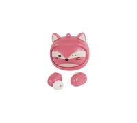 LAZERBUILT Squishmallows Fifi - Bluetooth 5, Microfono integrato, Controlli touch AURICOLARI WIRELESS, Bianco, Rosa