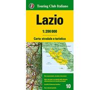 Lazio 1:200.000. Carta stradale e turistica. Ediz. multilingue