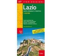 Lazio. Carta stradale e turistica 1:250.000