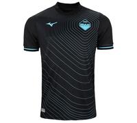 Lazio Roma Mizuno Uomini Serie A Maglia Da Trasferta Jersey Nera