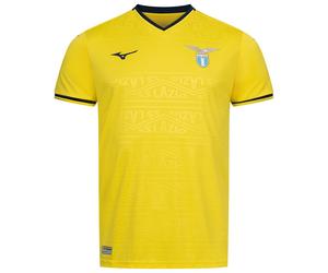 Lazio Roma Mizuno Uomo Serie A Maglia Trasferta Gialla Nuova