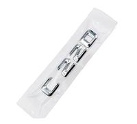 LAZIRO 1 pz ABS Auto Posteriore Coda Emblema Numero Lettere Distintivo Logo Sticker Fit for Mercedes Benz Classe C C220 C320 W203 W204 W205 Accessori (Color : Silver C220)