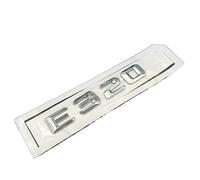 LAZIRO 3D ABS Chrome Lettere Adesivo Auto Posteriore Tronco Distintivo E320 E220 Emblema Logo Fit for Mercedes E220 E320 W213 W212 Accessori Auto (Color : E320)