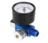 Lazmin112 1/4"Regolatore di Pressione dell'Aria Vernice Aerografo Spruzzo Regolatore della Macchina Valvola di Regolazione della Pressione Accessorio Pneumatico per Utensili
