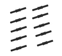 Lazmin112 10pcs J.20009 Banana Agpreer con Nichel in Ottone per Strumenti Elettronici e Prodotti di Comunicazione, Forte connettività e Buona conducibilità Elettrica (BLACK)