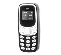 Lazmin112 4G Telefono a Conchiglia Sbloccato, Doppio Slot per Scheda SIM con Tasto SOS e Altoparlante per Anziani e Bambini, Mini Telefono Cellulare Portatile con Riproduzione MP3 e Spazio (BLACK)