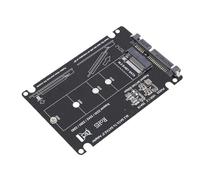 Lazmin112 Adattatore Da M.2 Ngff B Key Msata Ssd a 2,5 Pollici Sata, Scheda Convertitore Per Disco Rigido, Per Ssd 2230 2242 2260 2280, Per Ios, Linux, W 7 8 10, Non Per M Key