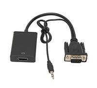 Lazmin112 Adattatore da VGA a, 1080P a 60Hz Convertitore di Interfaccia Multimediale da VGA Ad Alta Definizione, Adattatore da Computer a TV, Plug And Play