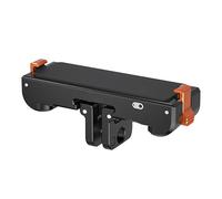 Lazmin112 Adattatore Magnetico a Sgancio Rapido, Per Action Cam 360 Go3/Go3s, Filettatura 1/4", Interfacce Pieghevoli a Doppia Pinza, Fotocamera Base, Per Treppiedi, Bastoni Selfie