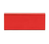 Lazmin112 Adattatore per Custodia SSD da MSATA a USB 3.0, in Lega di Alluminio 6 Gbps Design Sottile Buona Dissipazione del Calore Custodia per Convertitore per Custodia SSD Rossa per Computer