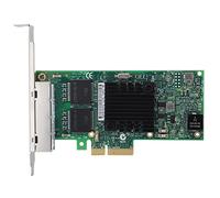 Lazmin112 Adattatore per Scheda di Rete PCI-E a 4 Porte, Convertitore di Scheda di Rete Gigabit Ethernet PCI-E 1000 Mbps RJ45 per I350 T4 PCI-Ex4