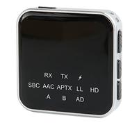 Lazmin112 Adattatore5.2 Aptx A Bassa Latenza, Doppia modalithà, Doppia Connessione, Plug and Play, Tempo di Standby Lungo, Codec Aptx HD Integrato, Interfaccia Aux DA 3,5 Mm, per PC TV TV