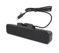 Lazmin112 Altoparlante Per Computer Da Tavolo, Con Microfono Staccabile, Cavo Usb, Disattivazione Audio Con Un Tasto, Clip a Molla, Soppressione Del Rumore, Suono Stereo