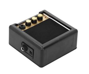Lazmin112 Amplificatore per Chitarra, Mini Amplificatore per Portatile di Basso, con Funzionie di Controllo del Volume e del Tono, per Principi, Bambini