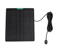 Lazmin112 Arlo PRO 5S Pannello Solare Efficiente Caricatore Solare della Telecamera di Sicurezza 10W per Uso Esterno (Black)