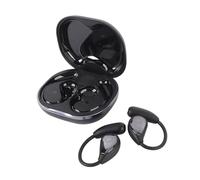 Lazmin112 Auricolari per Traduzione AI, Auricolari per Traduttore Bluetooth 5.4 in Tempo Reale 144 Lingue con Controllo Touch ANC, per L'apprendimento delle Lingue di Viaggio D'affari (BLACK)