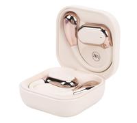 Lazmin112 Auricolari Wireless V5.49, Suono Hi-Fi, Doppio Microfono Con Cancellazione Del Rumore, 60 Ore Di Riproduzione, Controllo Touch Intelligente, Cuffie Con Gancio Elastico (GOLD)