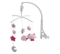 Lazmin112 Baby Music Bett Bell, 360 -Drad -Rotation Cartoon Plash Plush Crib Mobile per Bambini di 0-1 Anni (Gufo)