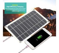 Lazmin112 Banca Solare Di Potere DEL Caricatore, Portatile Caricatore ALL'APERTO IMPRIMABILE 10W DEL PANNELLO SOLRE DELA DELA PORTA Di USB IP64 10W PER LO Smartphone PER La Corsa Di Campeggio