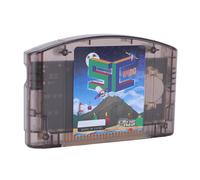 Lazmin112 Cartuccia di Gioco, Lettore di Giochi HD Open Source con Supporto da 32 GB per N64, compatibilità Multi Disco 64DD, Connessione USB Tipo C, Backup con Salvataggio (Trasparente)