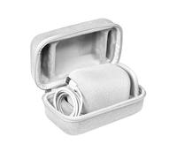 Lazmin112 Caso Duro per Linkbuds, Borsa da Trasporto da Viaggio con Shell Duro con Manico per Collegamenti Altoparlanti Portatili Wireless, Caricabatterie, Cavo, Accessori (grigio chiaro)