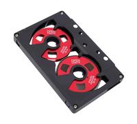 Lazmin112 Cassetta Vuota Incredibile Impatto Visivo 50 Minuti di Registrazione per Musicisti Rock Indie Hip Hop Lega di Alluminio ABS