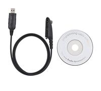 Lazmin112 Cavo di Programmazione USB, Frequenze Che specificano Il Cavo di Programmazione USB per HT1250 PRO5150 GP328 GP340 MTX450 Walkie Talkie