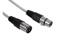 Lazmin112 Cavo Microfonico XLR Maschio-femmina Cavo Microfonico a Trazione Resistente per Amplificatori di Potenza e Mixer (10 m / 32,8 piedi)