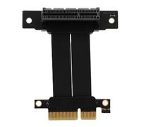 Lazmin112 Cavo Riser PCIe 4.0 X4, Cavo di Prolunga per Scheda Grafica GPU 8 GB/s con Adattatore a 64 Pin con Funzioni Complete, per GPU SSD Scheda USB WiFi M.2 (10)