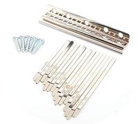Lazmin112 Chiave Musicate Kalimba, Accessorio Fai da Te per Pianoforte con Dita di Ricambio a Metallo a 17 Toni per Bambini, Adulti e Principi