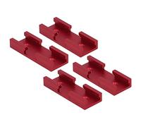 Lazmin112 CONNETTORE UNIVERSALE PER BINARIO TRASVERSALE PER SCIVOLO PER LA LAVAZIONE DEL LAGNO CON STRUMENTI PER SLOT A T SOTTO IN ALLUMINIO FAI-TE, LISCIA AUPERFICA (rosso)