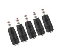 Lazmin112 Convertitore di Alimentazione con Anetture Adattatore Cc Maschio da 5,5 X 2,1 Femmina a 3, X 1,35 Mm Maschio con Ampia Applicazione