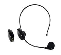 Lazmin112 Cuffia con Microfono Wireless, Cuffia 2 in 1 e Microfono Portatile con Processo UV, per Istruttore di Fitness, Insegnante, (UHF (versione aggiornata) Confezione inglese UHF e manuale