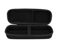 Lazmin112 Custodia per Microfono Wireless, Antiurto, Impermeabile, Antipolvere, Rigida, con Cerniera Bidirezionale, per 1 Microfono Fino a 23 Cm, Ricevitori, Adattatori, Cavi, Batterie