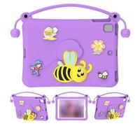 Lazmin112 Custodia Protettiva in EVA, Copertura Antiurto per 10.2 Air 3 Pro 10.5 con Supporto Integrato, per Imparare a Guardare Video (PURPLE)