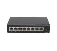 Lazmin112 Desktop -Hernet -Splitter, 10 100 Mbit/S Fanless 8 Ports Ethernet Switch Plug And Play Support Non Gestito Desktop per Office (Spina Europea)
