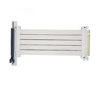 Lazmin112 Estensione PCIE, Cavo Riser 4.0 X16 Ad Alta velocità Supporta Trasferimento Stabile, Adattatore Estensore Elettromagnetico Resistente a 90 Gradi per PCIe3.0 Gen3