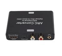 Lazmin112 Estrattore, Convertitore Digitale-analogico a 192 KHz con Uscita Stereo Ottica da 3,5 Mm, per Amplificatore di Altoparlanti e TV.