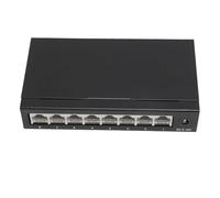 Lazmin112 Fast Ethernet -Switch, Switch di Rete Ethernet Speed Plug And Wire Speed 10 100 1000 Mbit/S 8 Porte per la Famiglia (Spina Europea)
